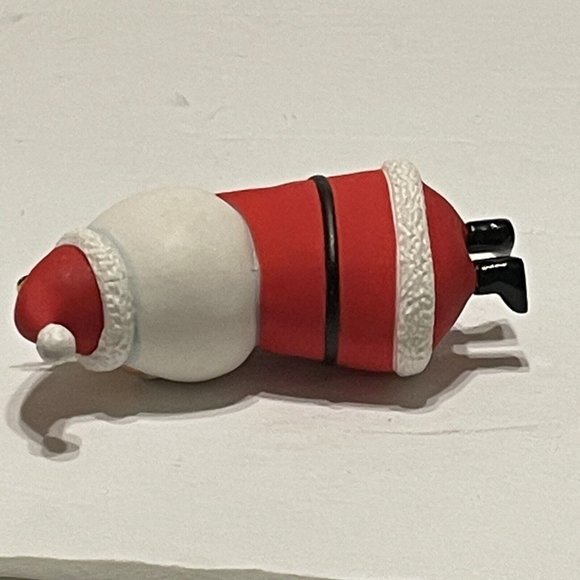 Hallmark Christmas Ornament Stocking Stuffing 2012 Santa Puppy Dog Exclusive VIP - Picture 5 of 8